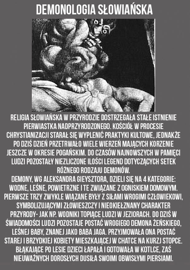 21 demonów z mitologii słowiańskiej