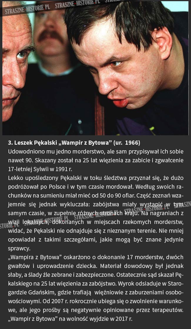 10 najgorszych polskich seryjnych morderców